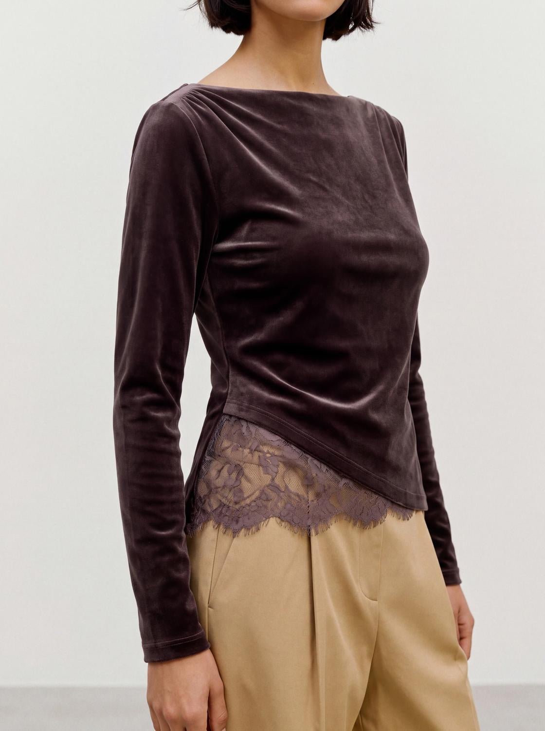 VMRIKKE Top - Chocolate Torte - VERO MODA & VILA Bergvik